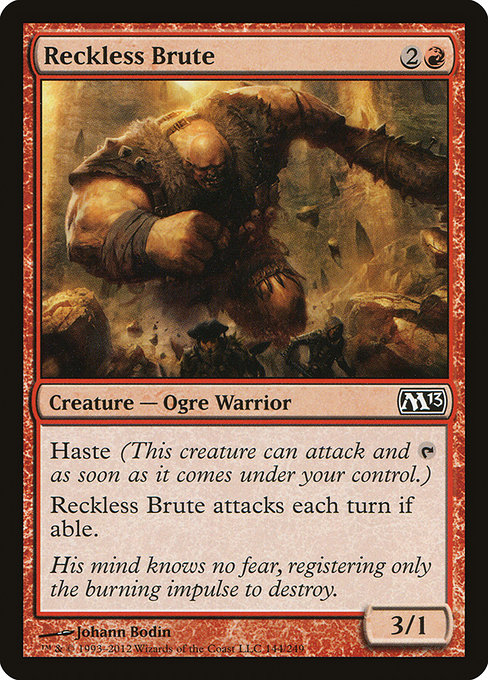 Reckless Brute - Magic 2013 Common Card