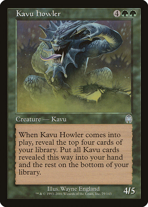 Kavu Howler - Apocalypse Uncommon Card