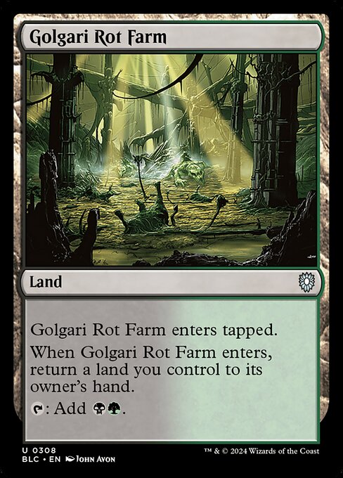 Golgari Rot Farm - Bloomburrow Commander Uncommon Card