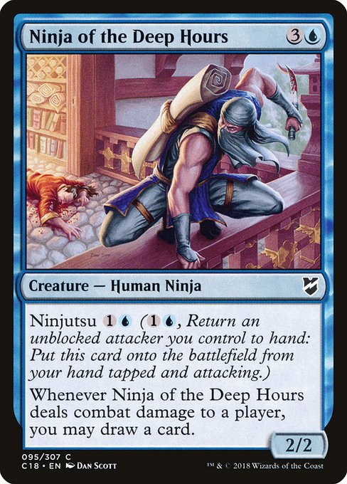 Ninja of the Deep Hours - Commander 2018 Common Card