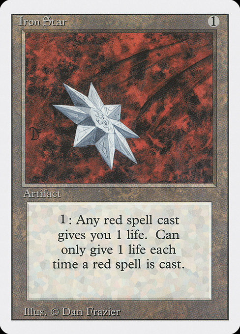 Iron Star - Revised Edition Uncommon Card