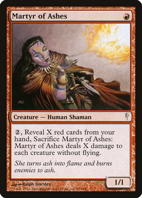 Martyr of Ashes - Coldsnap Common Card