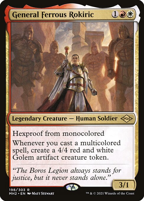General Ferrous Rokiric - Modern Horizons 2 Rare Card