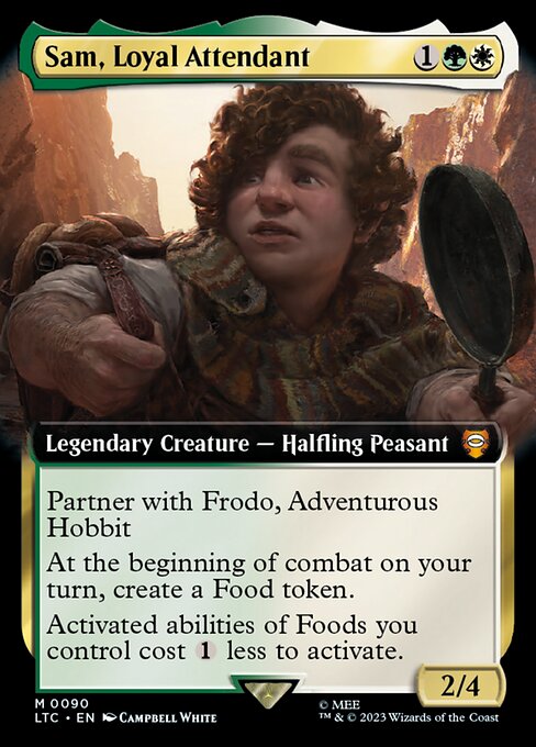 Sam, Loyal Attendant - Tales of Middle-earth Commander Mythic Card