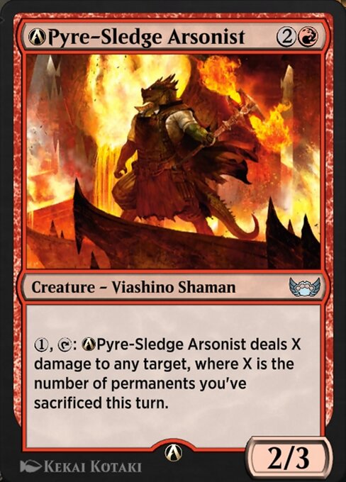 A-Pyre-Sledge Arsonist - Streets of New Capenna Uncommon Card