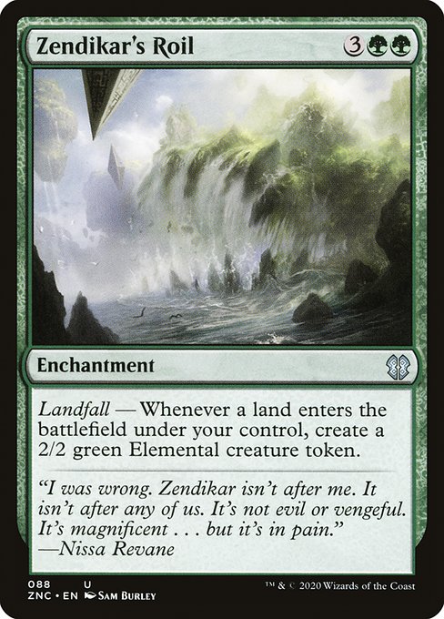 Zendikar's Roil - Zendikar Rising Commander Uncommon Card