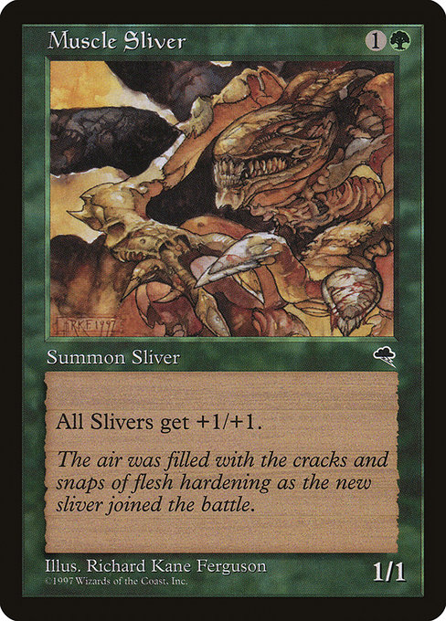 Muscle Sliver - Tempest Common Card