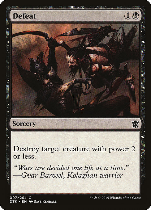 Defeat - Dragons of Tarkir Common Card