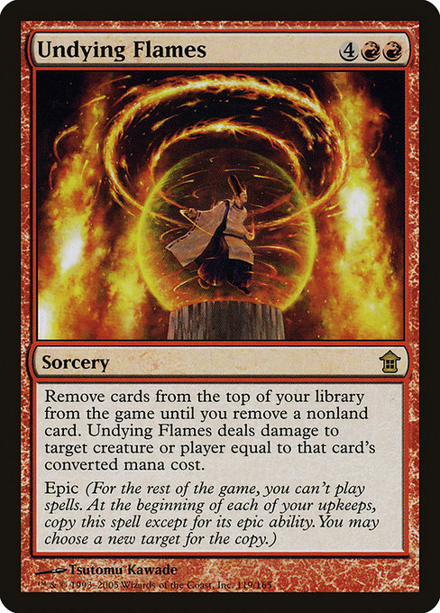 Undying Flames - Saviors of Kamigawa Rare Card