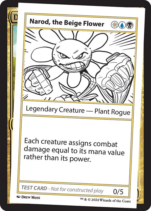 Narod, the Beige Flower - Mystery Booster 2 Rare Card