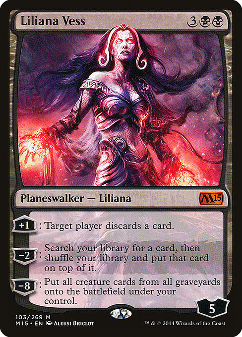 Liliana Vess - Magic 2015 Mythic Card