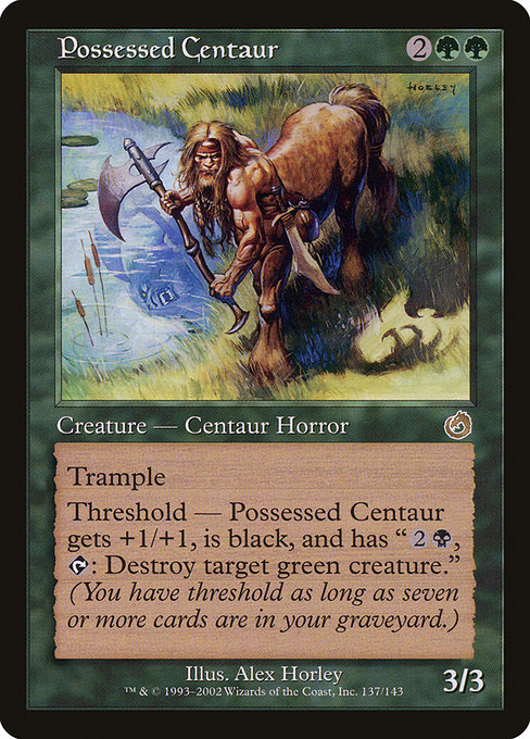 Possessed Centaur - Torment Rare Card