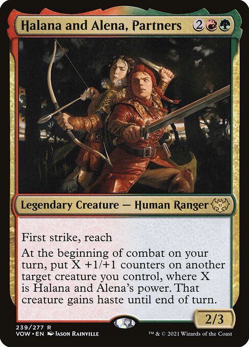Halana and Alena, Partners - Innistrad: Crimson Vow Rare Card