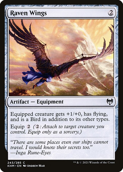 Raven Wings - Kaldheim Common Card