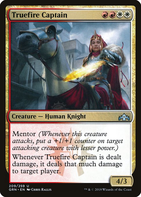 Truefire Captain - Guilds of Ravnica Uncommon Card