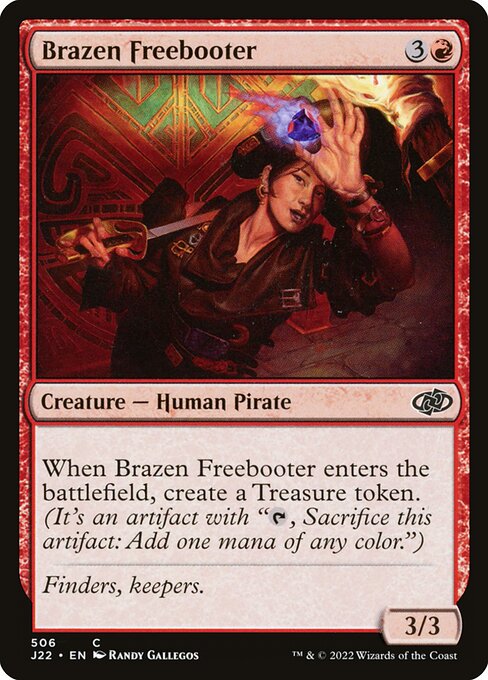 Brazen Freebooter - Jumpstart 2022 Common Card