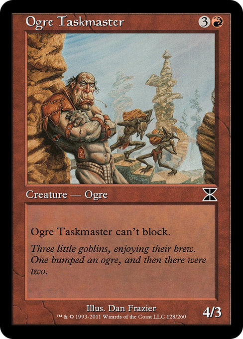 Ogre Taskmaster - Masters Edition IV Common Card