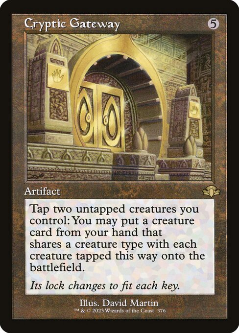 Cryptic Gateway - Dominaria Remastered Rare Card