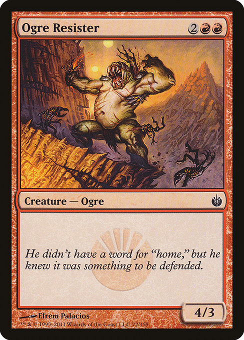 Ogre Resister - Mirrodin Besieged Common Card