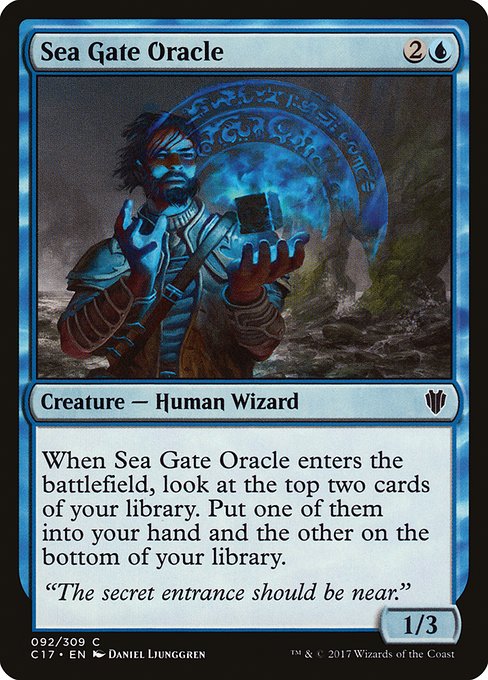 Sea Gate Oracle - Commander 2017 Common Card