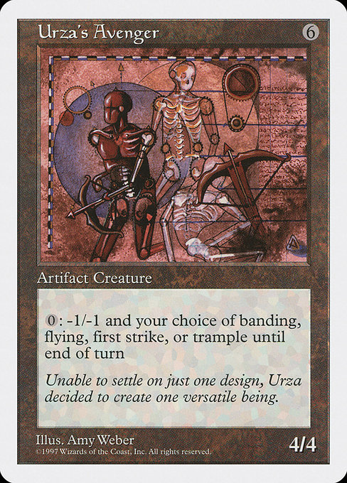 Urza's Avenger - Fifth Edition Rare Card