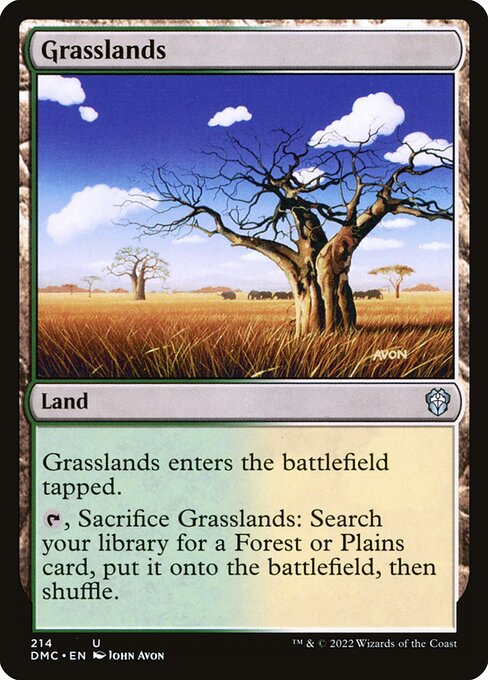Grasslands - Dominaria United Commander Uncommon Card