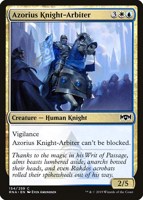 Azorius Knight-Arbiter - Ravnica Allegiance Common Card