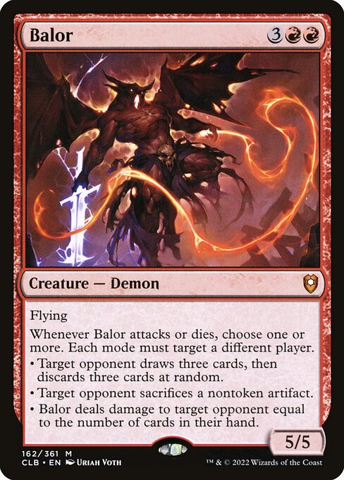 Balor - Commander Legends: Battle for Baldur's Gate Mythic Card