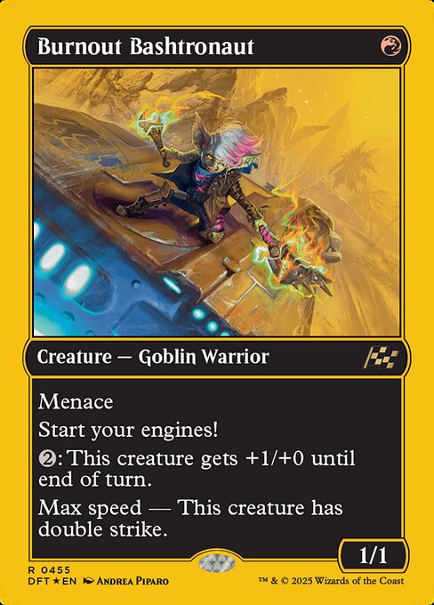 Burnout Bashtronaut - Aetherdrift Rare Card
