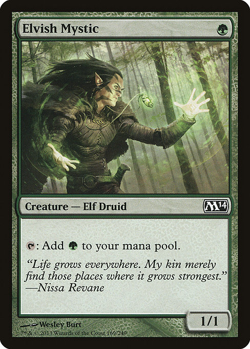 Elvish Mystic - Magic 2014 Common Card