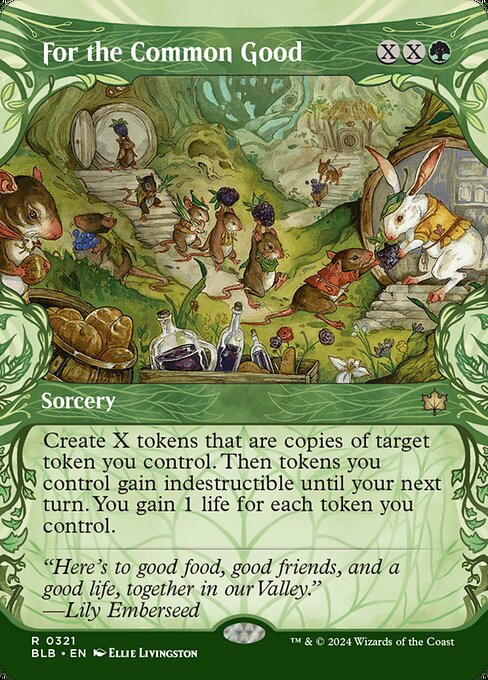 For the Common Good - Bloomburrow Rare Card