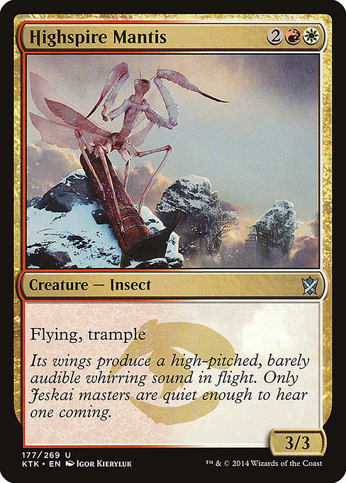 Highspire Mantis - Khans of Tarkir Uncommon Card