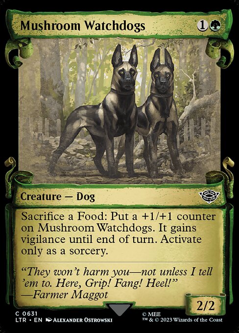 Mushroom Watchdogs - The Lord of the Rings: Tales of Middle-earth Common Card