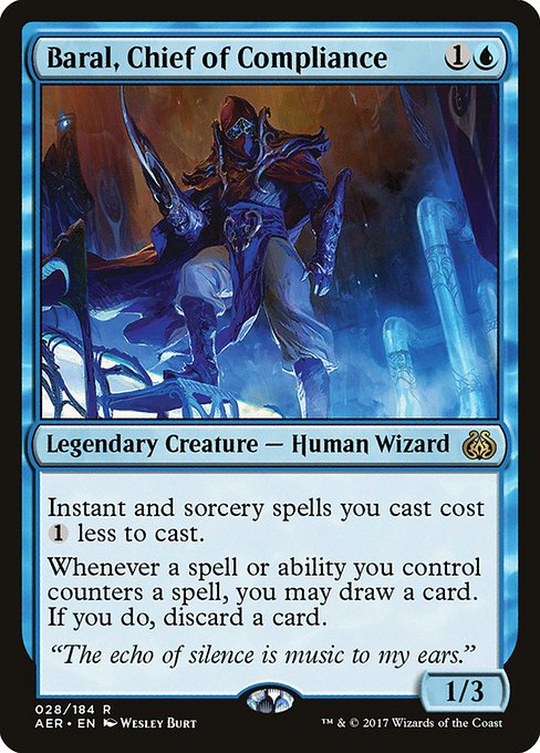 Baral, Chief of Compliance - Aether Revolt Rare Card