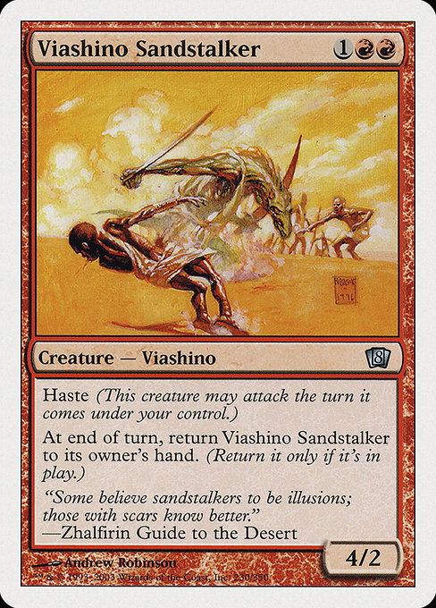 Viashino Sandstalker - Eighth Edition Uncommon Card