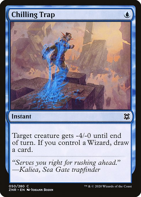 Chilling Trap - Zendikar Rising Common Card