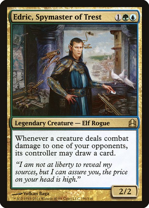 Edric, Spymaster of Trest - Commander 2011 Rare Card