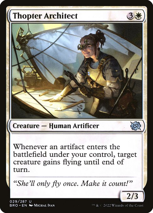 Thopter Architect - The Brothers' War Uncommon Card