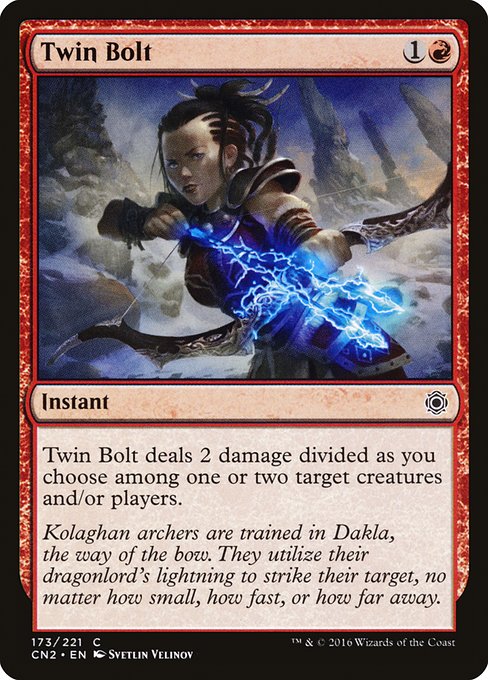 Twin Bolt - Conspiracy: Take the Crown Common Card