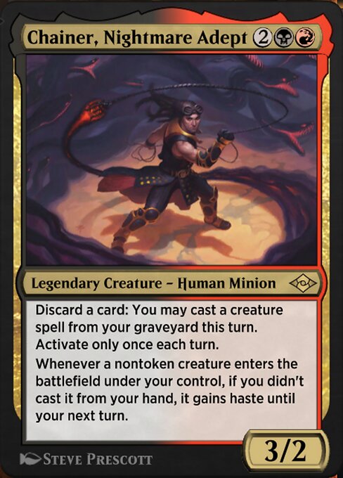 Chainer, Nightmare Adept - Jumpstart: Historic Horizons Rare Card