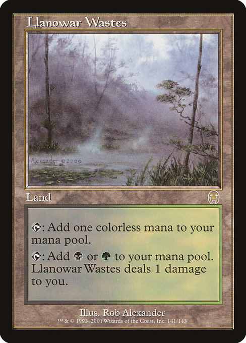 Llanowar Wastes - Apocalypse Rare Card