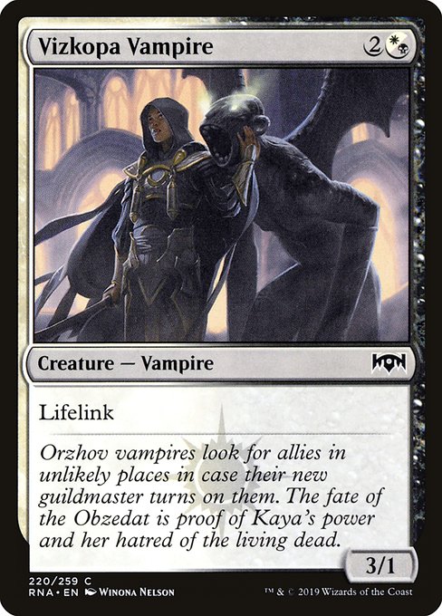 Vizkopa Vampire - Ravnica Allegiance Common Card