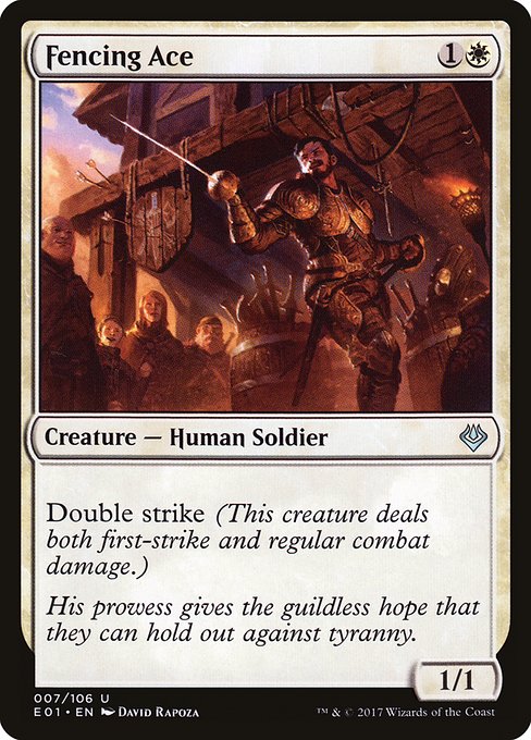 Fencing Ace - Archenemy: Nicol Bolas Uncommon Card