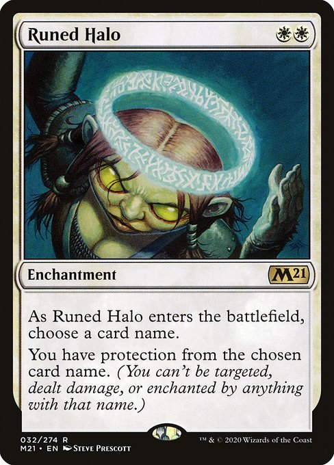 Runed Halo - Core Set 2021 Rare Card