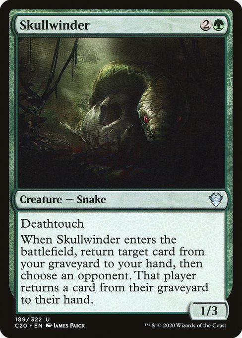 Skullwinder - Commander 2020 Uncommon Card