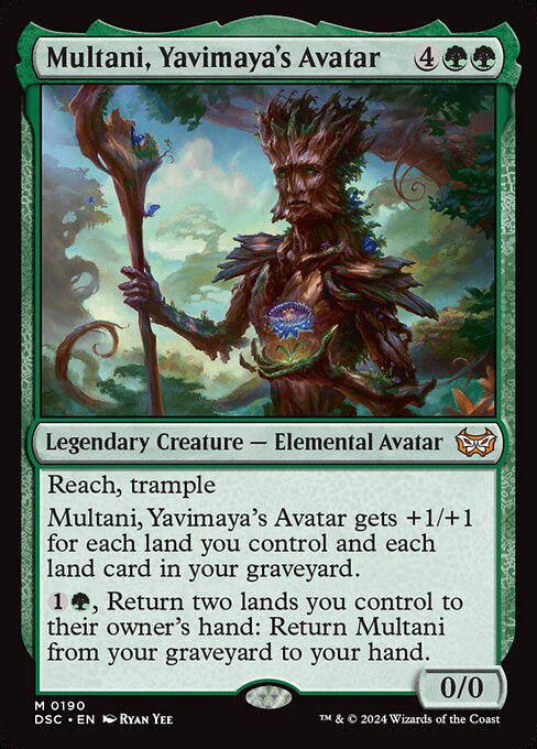 Multani, Yavimaya's Avatar - Duskmourn: House of Horror Commander Mythic Card
