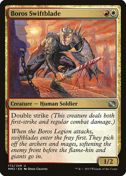 Boros Swiftblade - Modern Masters 2015 Uncommon Card