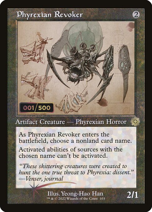 Phyrexian Revoker - The Brothers' War Retro Artifacts Rare Card
