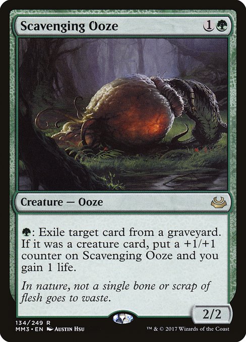 Scavenging Ooze - Modern Masters 2017 Rare Card