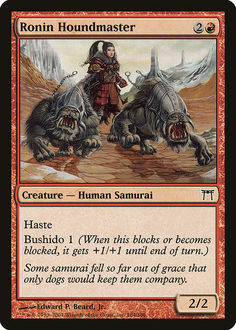 Ronin Houndmaster - Champions of Kamigawa Common Card